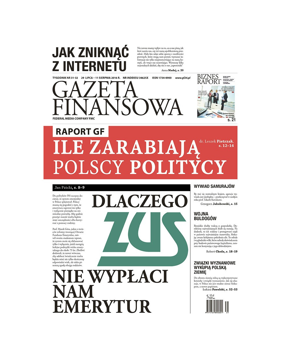 Gazeta Finansowa 31-32/2016