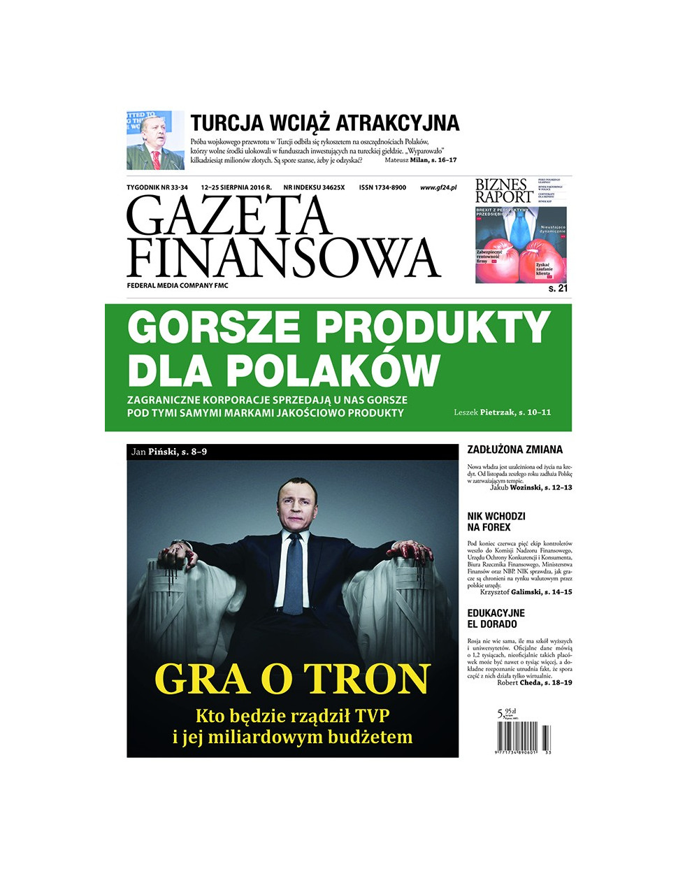 Gazeta Finansowa 33-34/2016