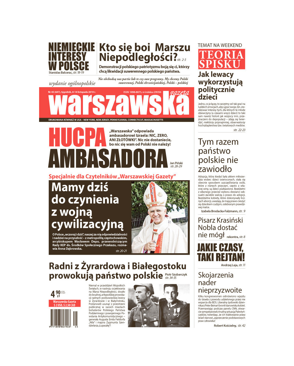 Warszawska Gazeta 45/2019