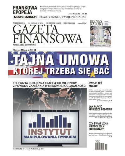 Gazeta Finansowa 20/2016