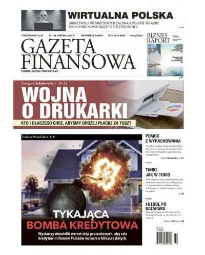 Gazeta Finansowa 32-33/2017