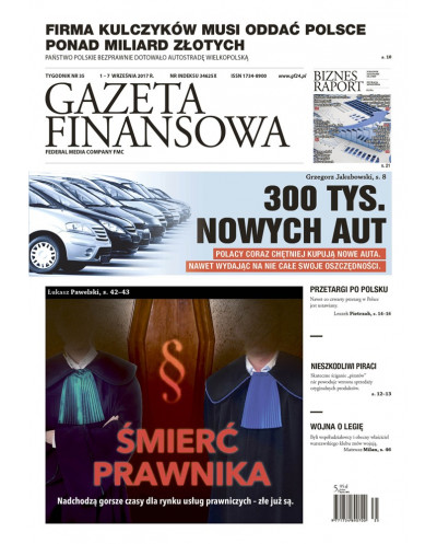 Gazeta Finansowa 35/2017